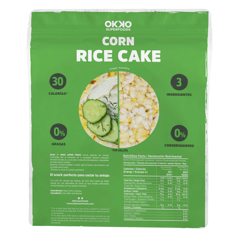 corn cakes 136g corn cakes 136g