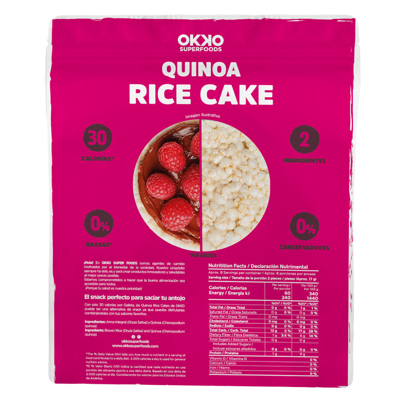 rice cakes con quinoa (140 g) rice cakes con quinoa (140 g)