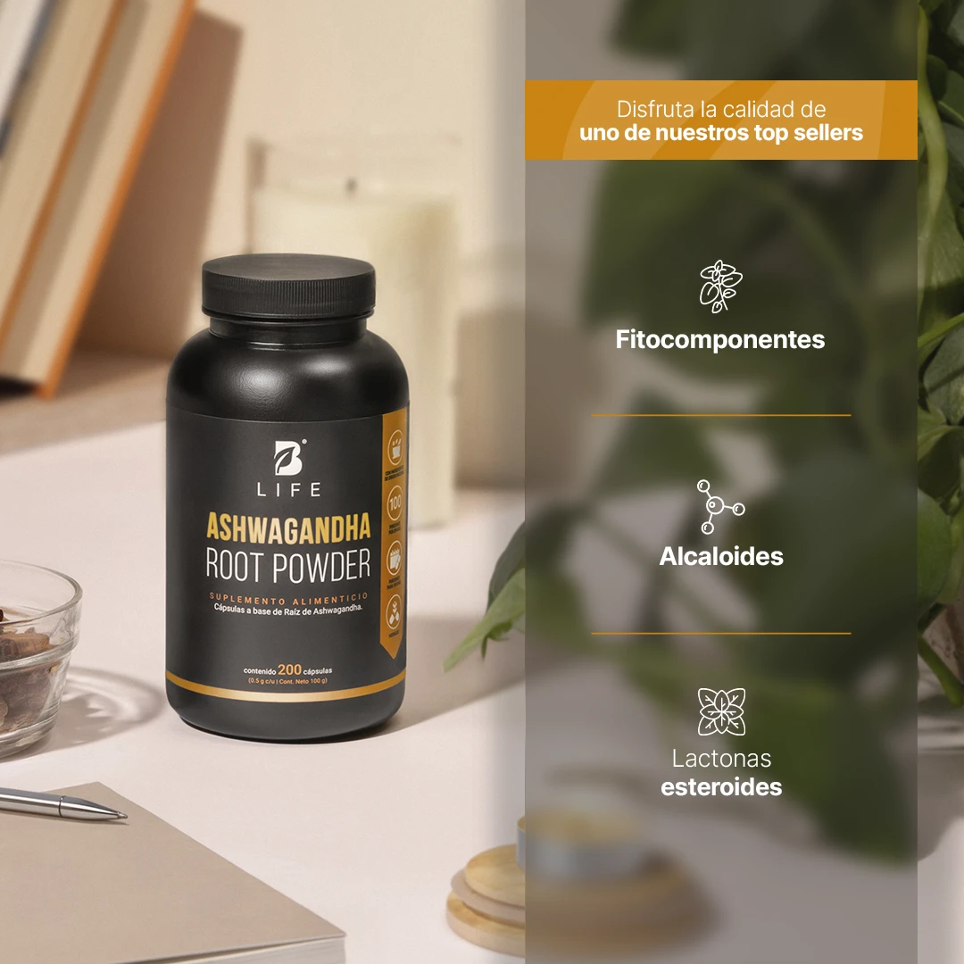 ashwagandha | adaptógeno natural | 200 cápsulas ashwagandha | adaptógeno natural | 200 cápsulas