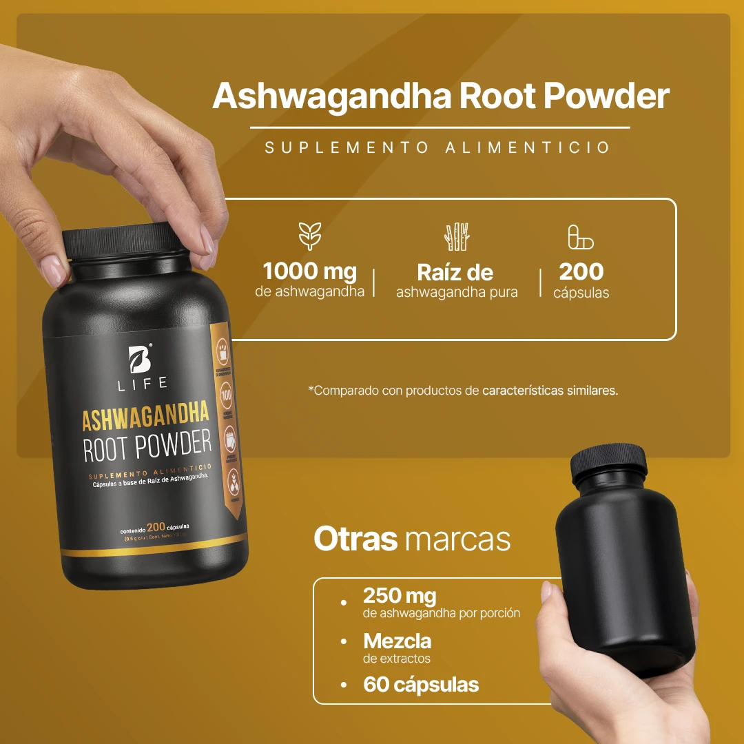 ashwagandha | adaptógeno natural | 200 cápsulas ashwagandha | adaptógeno natural | 200 cápsulas